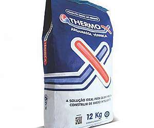 Argamassa térmica modelo thermo X Argamassa térmica modelo thermo X